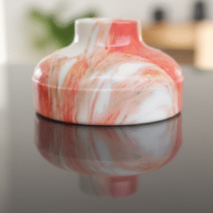 LOTUS HOLDER MARBAL/WOOD E-27